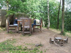 Sitzgruppe bei den Koboldsteinen